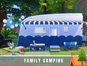 Sims 4 — Family Camping by Summerr_Plays — This family campground in Granite falls is perfect for a family getaway. Two