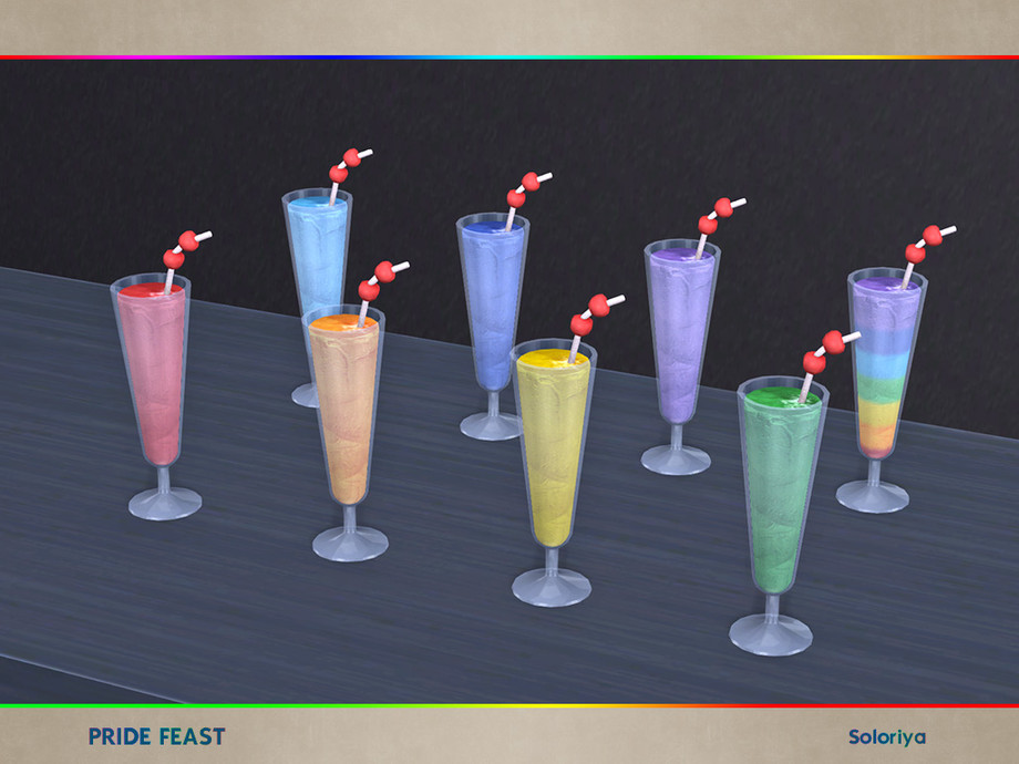 The Sims Resource Pride Feast. Cocktail, v2