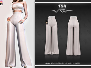 Sims 4 — Hillside SET-129 (PANTS) BD472 by busra-tr — 18 colors Adult-Elder-Teen-Young Adult For Female Custom thumbnail