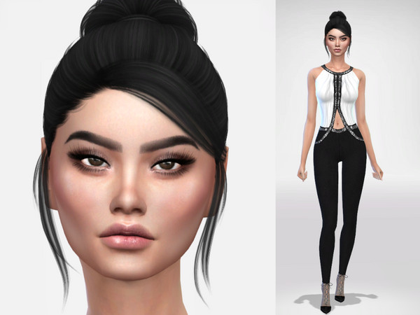 Sims 4 — Sato by Danielavlp — Download all CC's listed in the Required Tab to have the sim like in the pictures. No