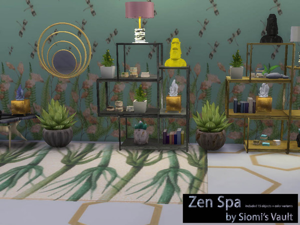 Sims 4 — Siomi Zen Rugs by siomisvault — A rug to make your place cozy <3 Included 4 color variants. Thanks for the