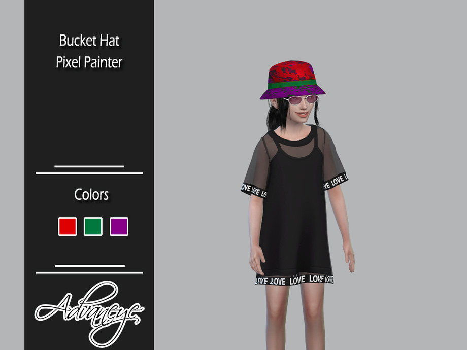 The Sims Resource - Bucket Hat \