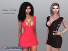 Sims 4 — DRESS N 360 by pizazz — NEW MESH INCLUDED WITH DOWNLOAD Base game 10 colors / swatches
