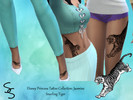 Sims 4 — Disney Princess Tattoo Collection: Snarling Tiger by SaffronSiren — Inspired by Jasmine, the head-strong