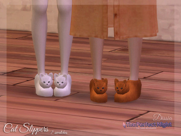 Perfekt Diplomatiske spørgsmål hvad som helst The Sims Resource - The Perfect Night - Cat Slippers