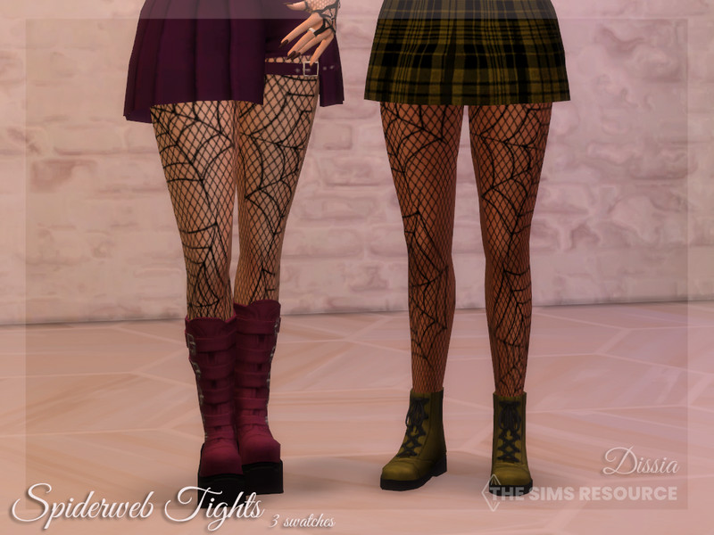 The Sims Resource - Spiderweb Tights