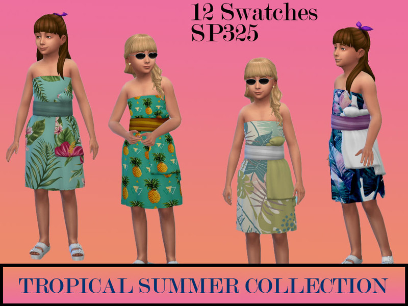 Sims 4 The Sims Resource | Tropical Collection by TSR Creator