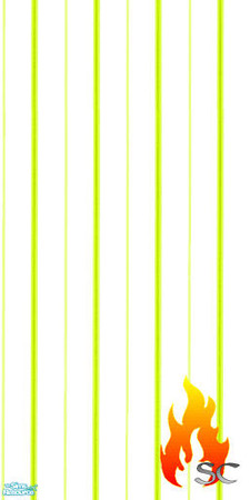 Sims 2 — Plain Yellow Striped Wallpaper by scfiregirl25 — Plain striped wallpaper.