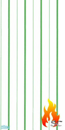 Sims 2 — Plain Green Striped Wallpaper by scfiregirl25 — Plain striped wallpaper.