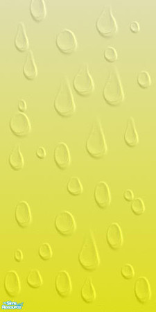 Sims 2 — Water Drop Pop-Ups Yellows by Dreamz82633 — Deck out your simes homes with these painted walls