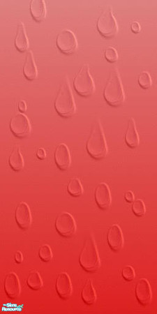 Sims 2 — Water Drop Pop-Ups Reds by Dreamz82633 — Deck out your simes homes with these painted walls