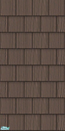 Sims 2 — House Shakes - London Brown by TSR Archive — Our shakes are made of the finest vinyl pixles, harvested from