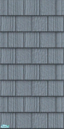 Sims 2 — House Shakes  Harbor Blue by TSR Archive — Our shakes are made of the finest vinyl pixles, harvested from