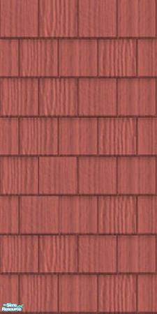 Sims 2 — House Shakes - Autum Red by TSR Archive — Our shakes are made of the finest vinyl pixles, harvested from