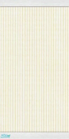Sims 2 — Pale Striped Wallpaper - Yellow by Donnha — Lovely pale striped Wallpaper, great for those Shabby styled homes.