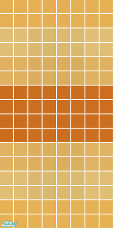 Sims 2 — Escape Tile Set - Orange Wall by s00z — 