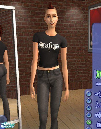 Sims 2 — By Request 7..... - Shirt 9 by Dr. Macabre — AFI's logo being carried off on wings of either an angel or bird of