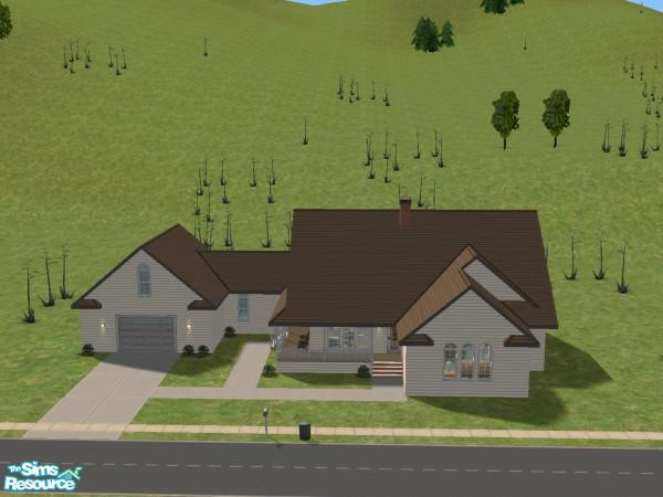Sims 2 — 4309 Williston Road by spladoum — *built by request* This 3 bd./2 ba. suburban home is sure to please any small