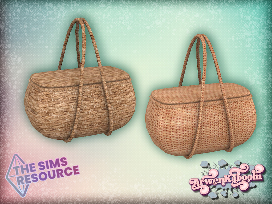 The Sims Resource Wickery Picnic Basket II
