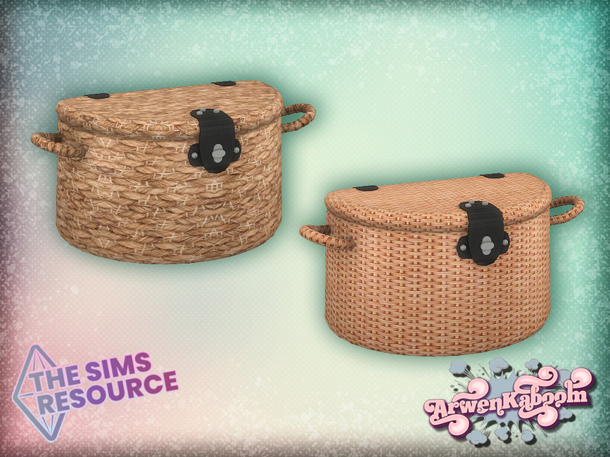 The Sims Resource Wickery Picnic Basket VIII