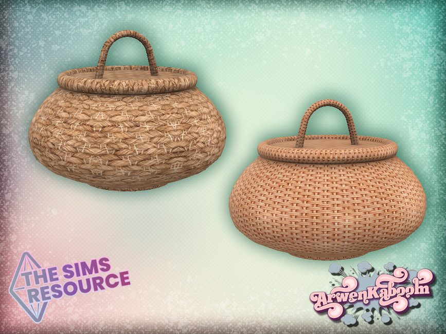 The Sims Resource Wickery Picnic Basket IX