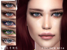 Sims 4 — Eyeliner N114 by Seleng — The eyeliner has 6 colours and HQ compatible. Allowed for teen, young adult, adult and