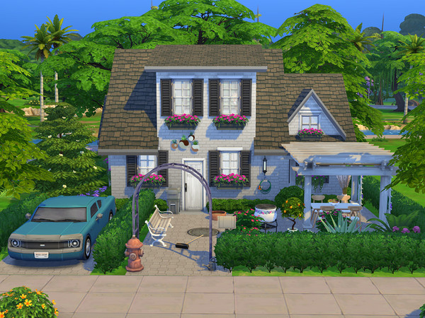 Sims 4 — Family Cottage // no CC  by Flubs79 — here is a Family Cottage for your Sims it has 2 bed and 1 bathroom as well