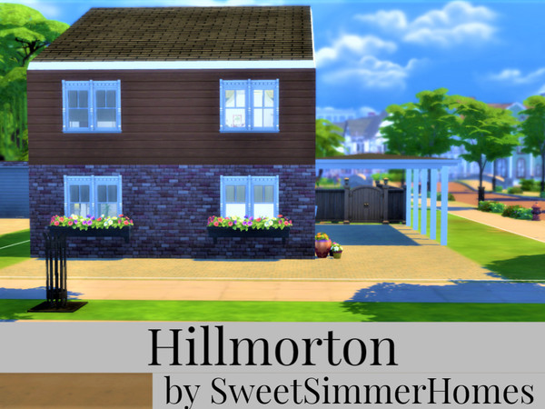 Sims 4 — Hillmorton by SweetSimmerHomes — a family home Hillmorton is the fourth home in the 'Houses from my Hometown'