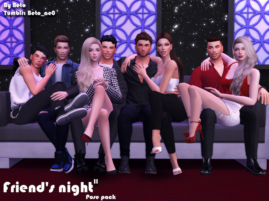 Sims Resource Friends night II pack)