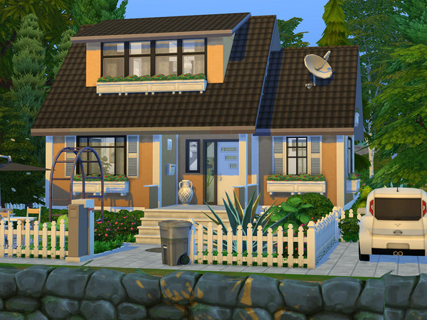 Sims 4 — Room Decorator Tiny Home // no CC  by Flubs79 — here is a Tiny Home for a Room Decorator it has 2 bathrooms and