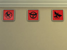 Sims 4 — Mockjingjay red painting (Hunger Games) by Lordlakefc — The Mockjingjay lives! Make your house more
