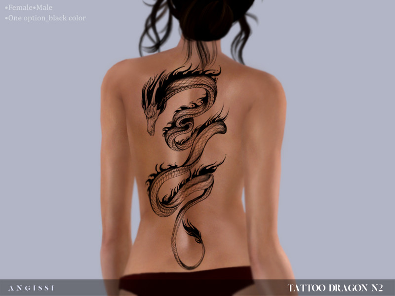 Dragon Back Tattoo by Verani Tattoo - Tattoo Insider