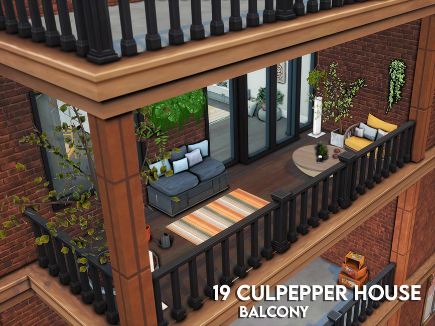 The Sims Resource 19 Culpepper House Balcony
