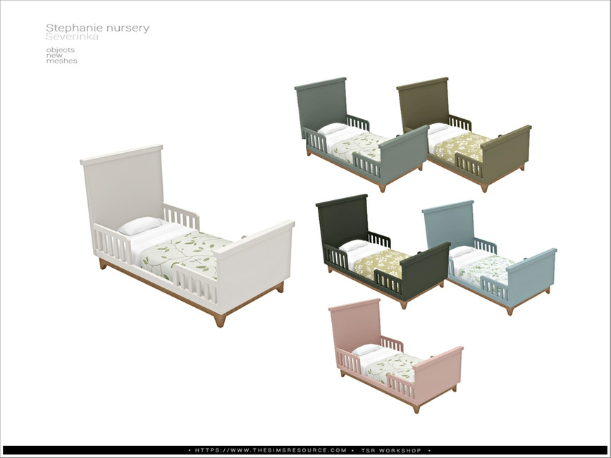 The Sims Resource Stephanie nursery toddler bed