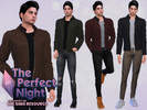 Sims 4 — The Perfect Night Savion Jacket by McLayneSims — TSR EXCLUSIVE Standalone item 8 Swatches MESH by Me NO