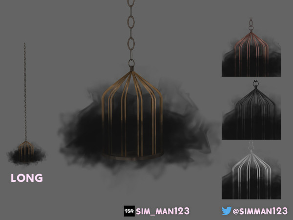 Sims 4 — (REQ Paranormal Stuff) Coffin Break - Long Black Smoke Cage by sim_man123 — What... is that? No one knows, and