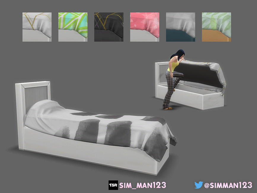 The Sims Resource (Req Vampires) Coffin Break Alaric Bed