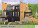 Sims 4 — Fauna House by Scape — x3 Bedroom (x1 kids room) x3 Bathroom x3 Balcony with outdoor seating areas Kitchen