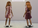 Sims 4 — child girl dress shiny elegant special occasions by MiniWardrobe — child girl dress shiny elegant special