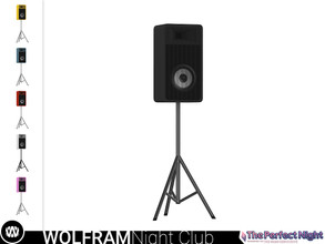Sims 4 — The Perfect Night - Wolfram Stand Speaker by wondymoon — - Wolfram Night Club - Stand Speaker - Wondymoon|TSR -