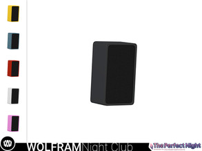 Sims 4 — The Perfect Night - Wolfram Wall Speaker by wondymoon — - Wolfram Night Club - Wall Speaker - Wondymoon|TSR -