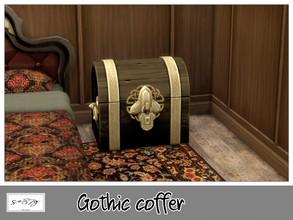 Sims 4 — Gothic Coffer by so87g — cost 200$ you can find it in storage - miscellaneous. All my preview screenshots are