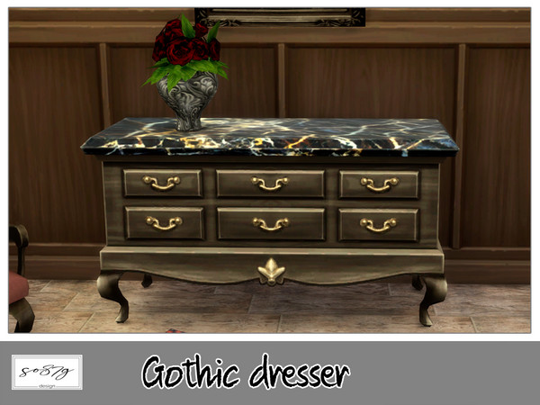 The Sims Resource | Gothic Dresser