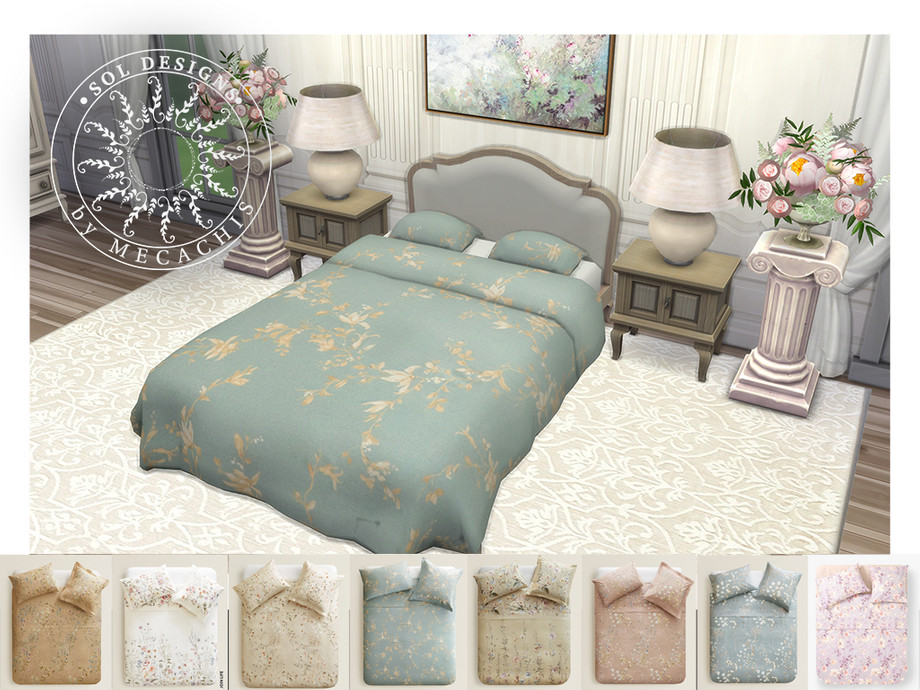 The Sims Resource Zara Home Floral Bedding
