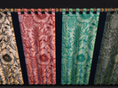 Sims 4 — Floral Curtain by aitchro — Using one of my other illustrations to decorate a base game curtain. 