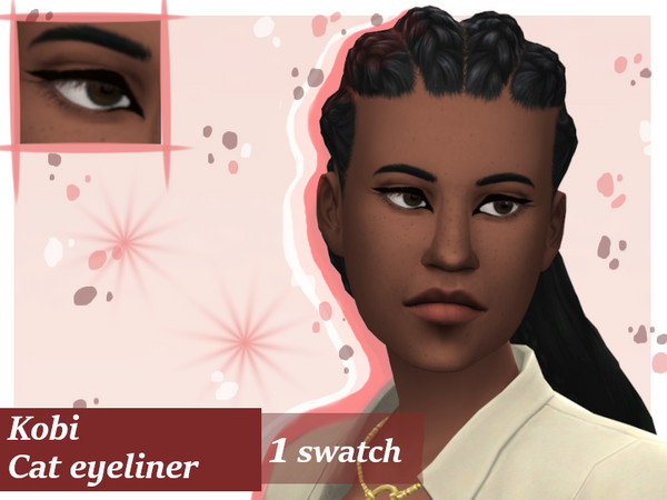 Sims 4 — Cat eyeliner by Cobalior — ~ Sits in the eyeliner category ~ Available for female preferences