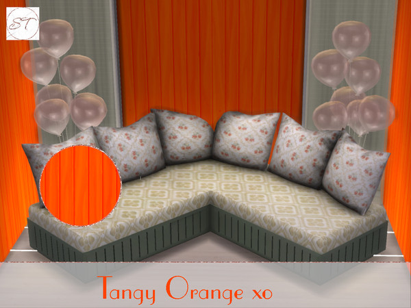 Sims 4 — Tangy Orange xo by SugaredTerror — A Bright Orange to fill your Partying Needs! 