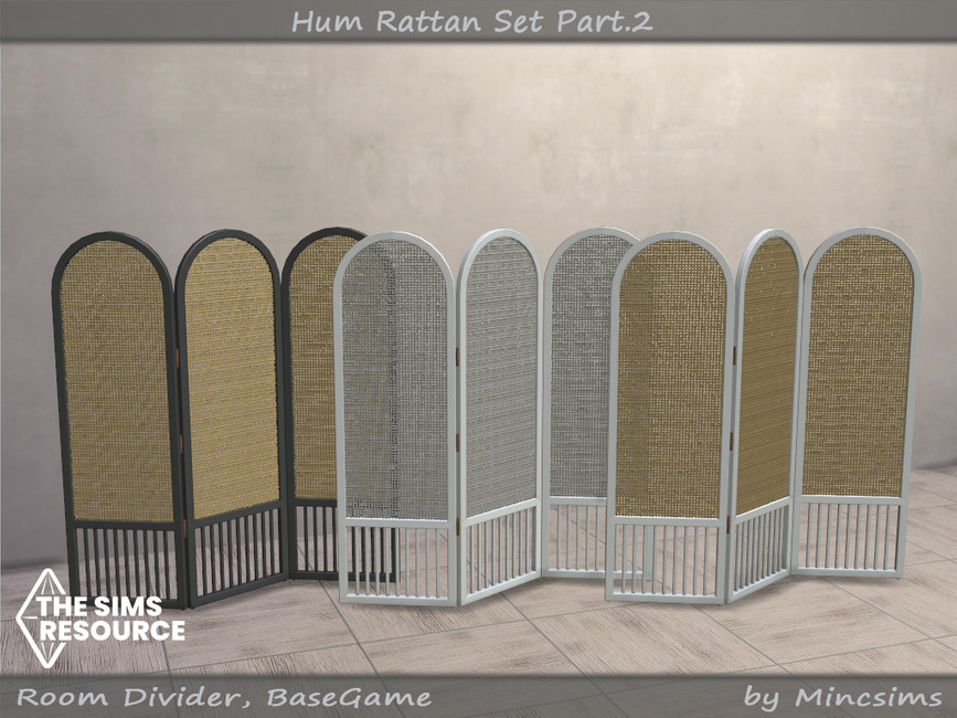 The Sims Resource Hum Rattan Room Divider