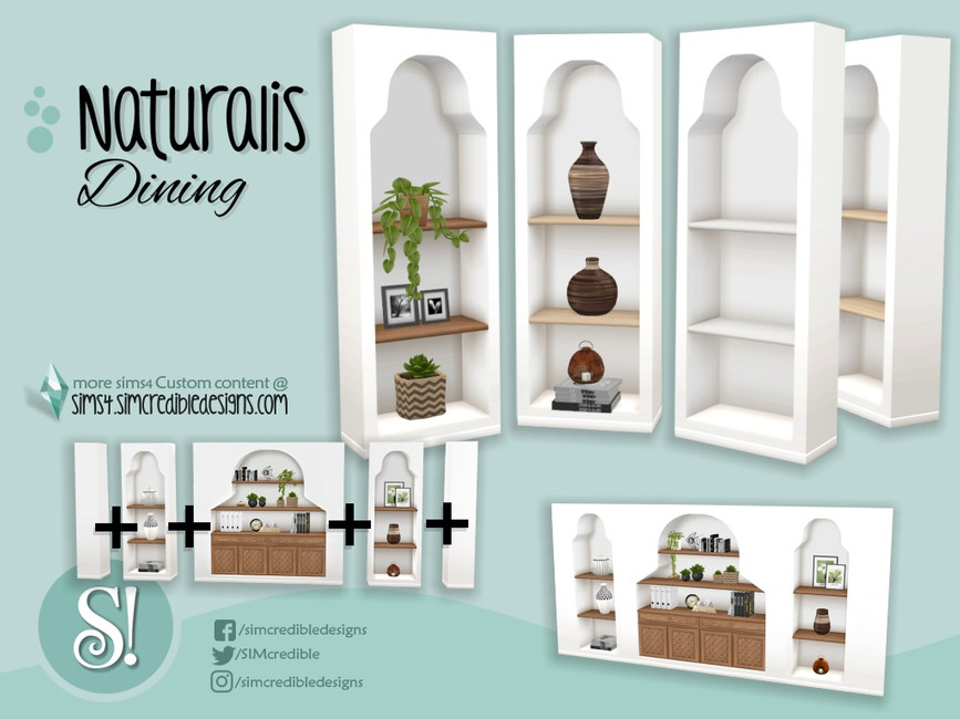 The Sims Resource Naturalis Dining shelves 1x1