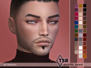 Sims 4 — Beard Jenson by soloriya — Stubble with a tiny beard for men in 38 colors. Ages from teen to elder. HQ